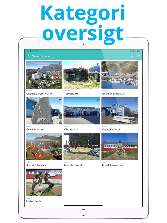 Capturas de pantalla de Sisimiut City iPad 