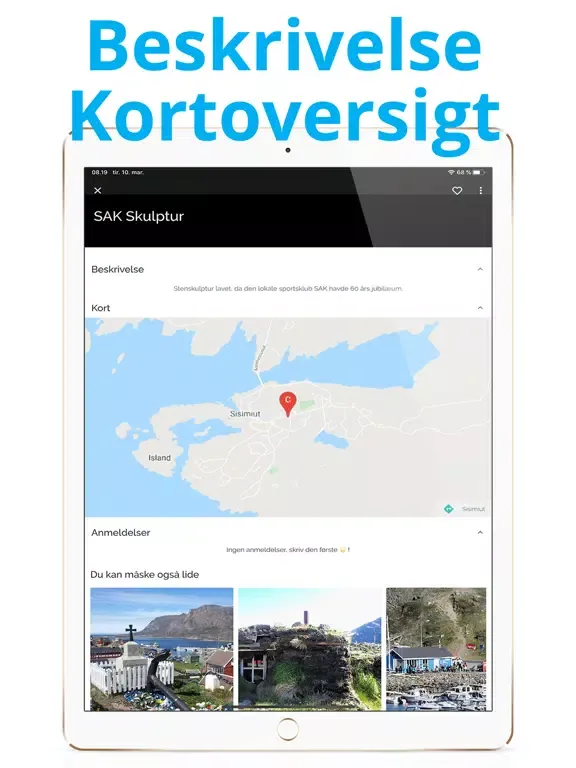 Capturas de pantalla de Sisimiut City iPad 