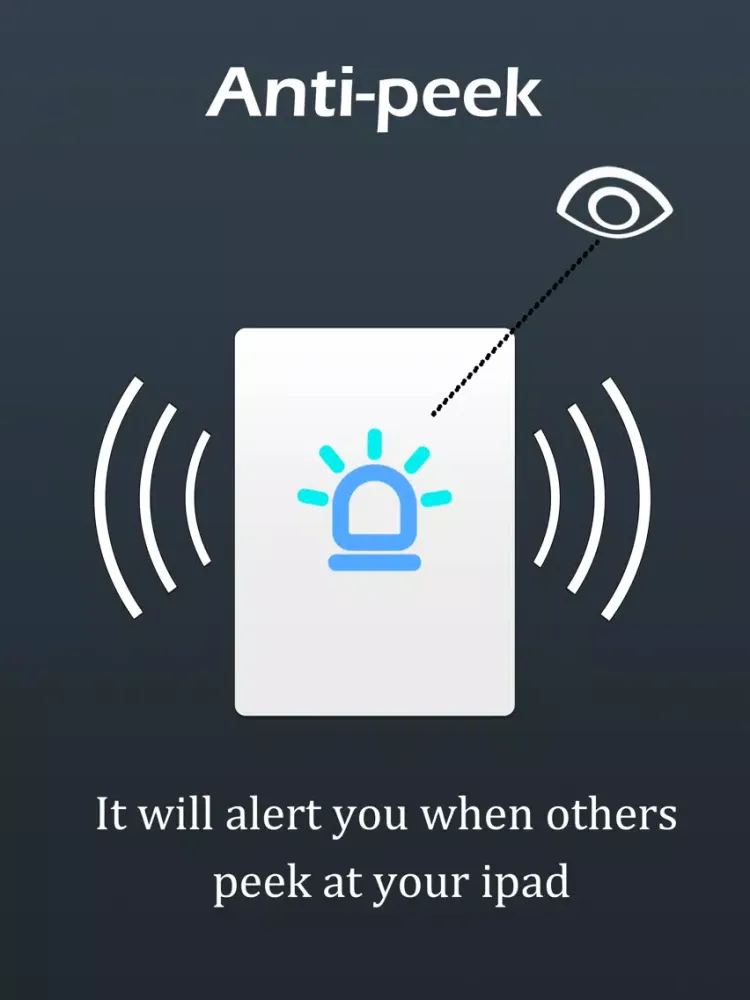 Zrzuty ekranu Don't touch my phone! iPad 