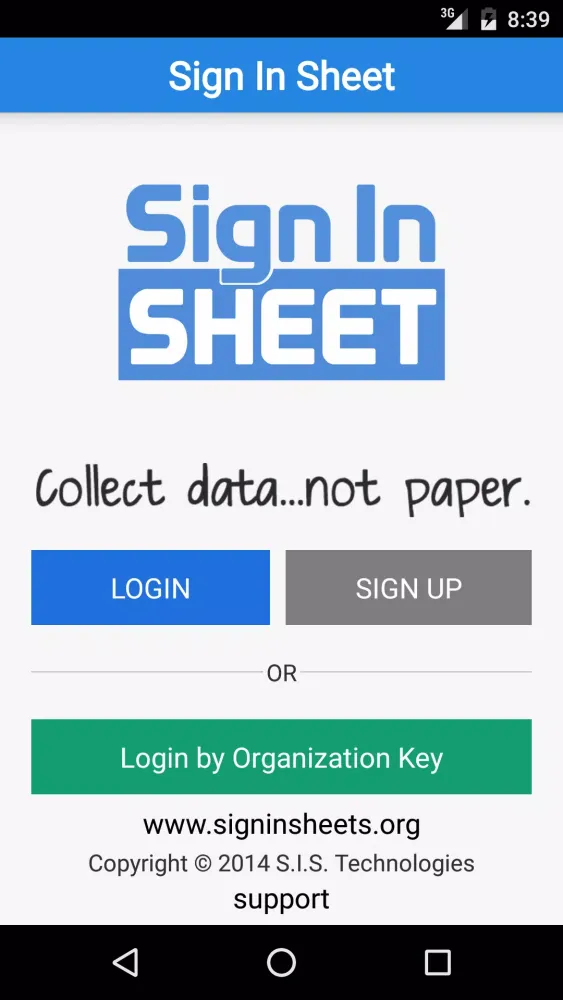 Sign In Forms Screenshots
