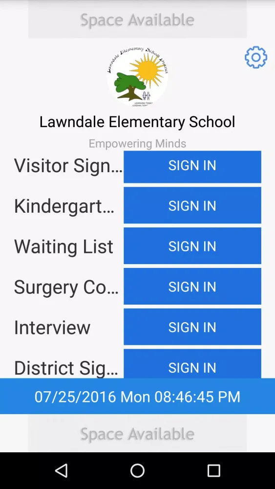Sign In Forms Screenshots