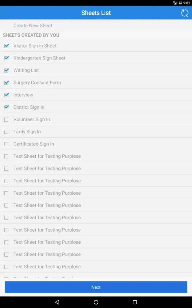 Sign In Forms Screenshots