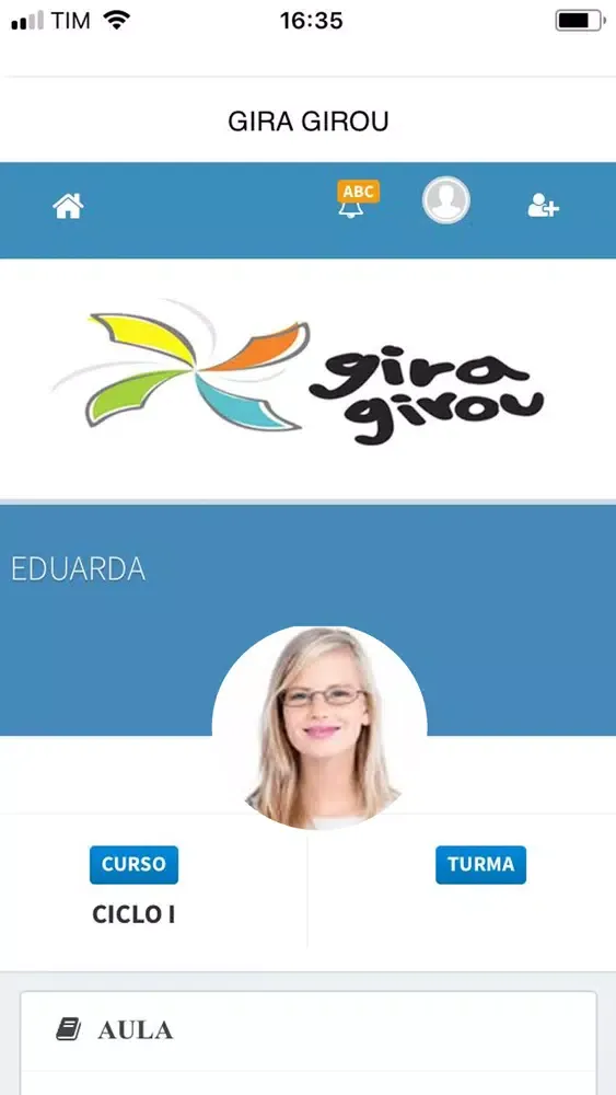 Capturas de tela do Escola Gira Girou
