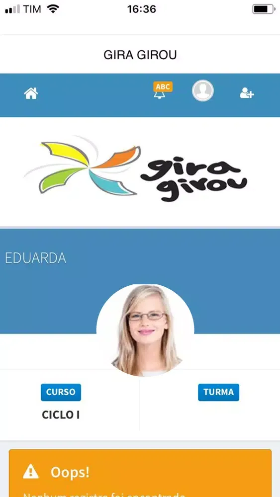 Capturas de tela do Escola Gira Girou