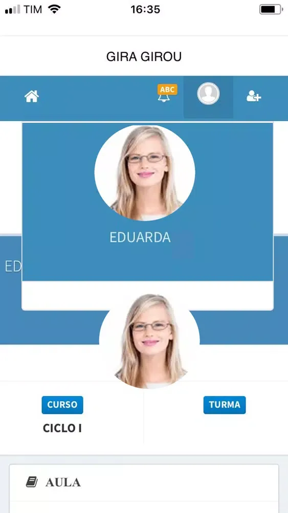 Capturas de tela do Escola Gira Girou