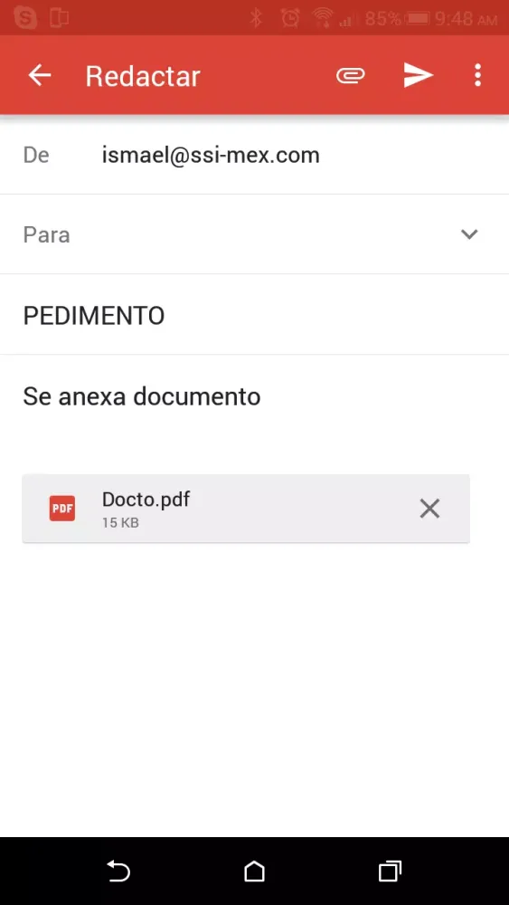 Captures d'écran de Consulta pedimentos SIPED
