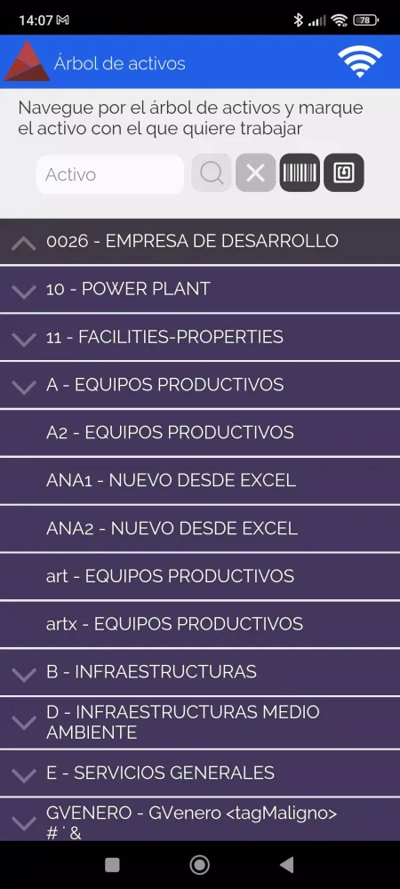 Zrzuty ekranu Prisma Mobile Maintenance