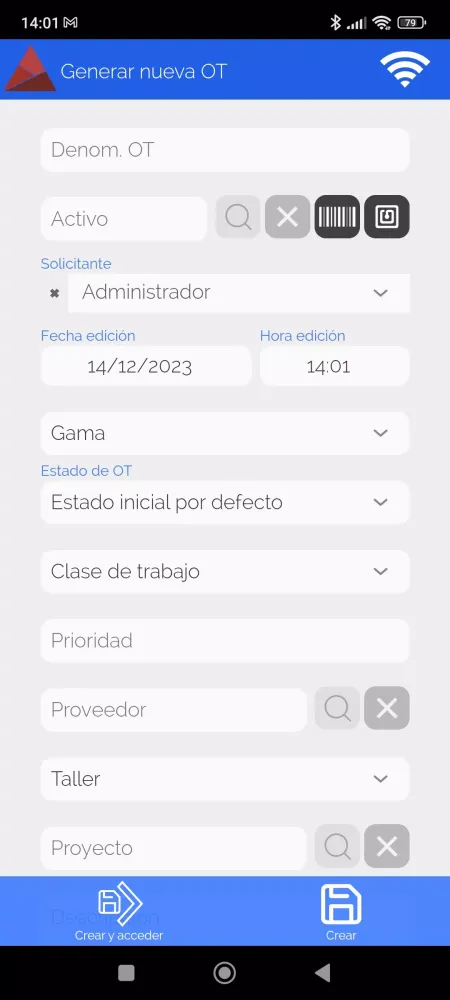 Zrzuty ekranu Prisma Mobile Maintenance