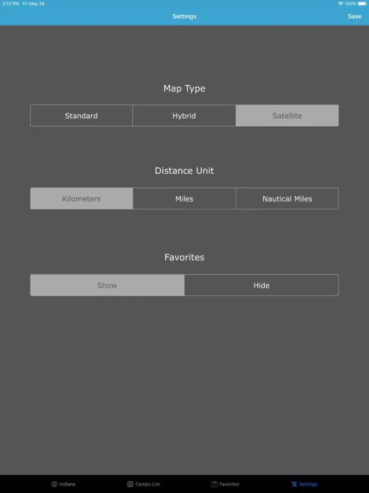 Indiana – Campgrounds RV Parks iPad  سکرین شاٹس