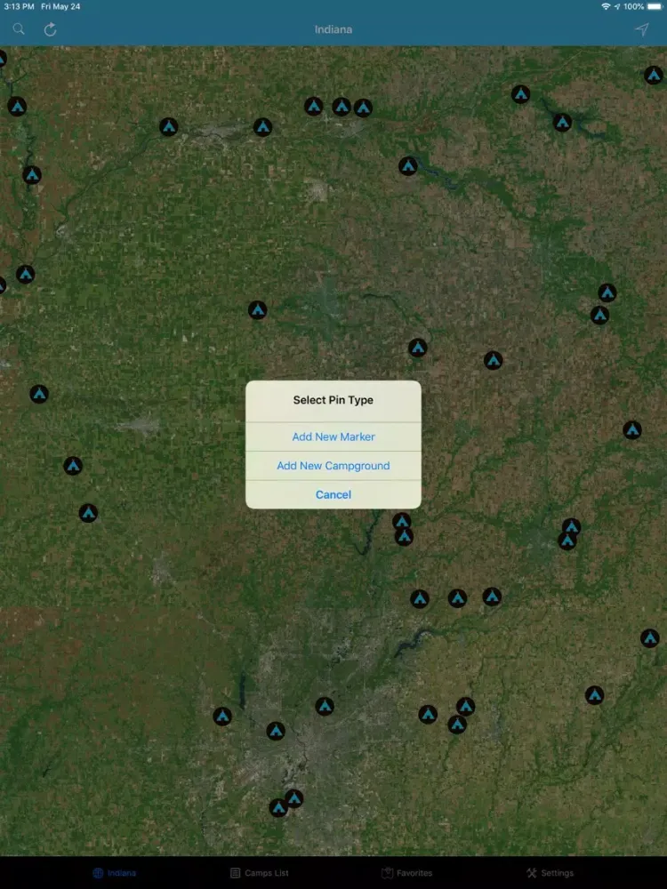 Indiana – Campgrounds RV Parks iPad  سکرین شاٹس
