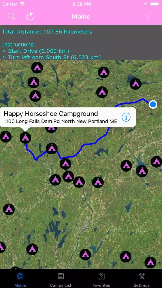Maine – Campgrounds & RV Parks應用截圖
