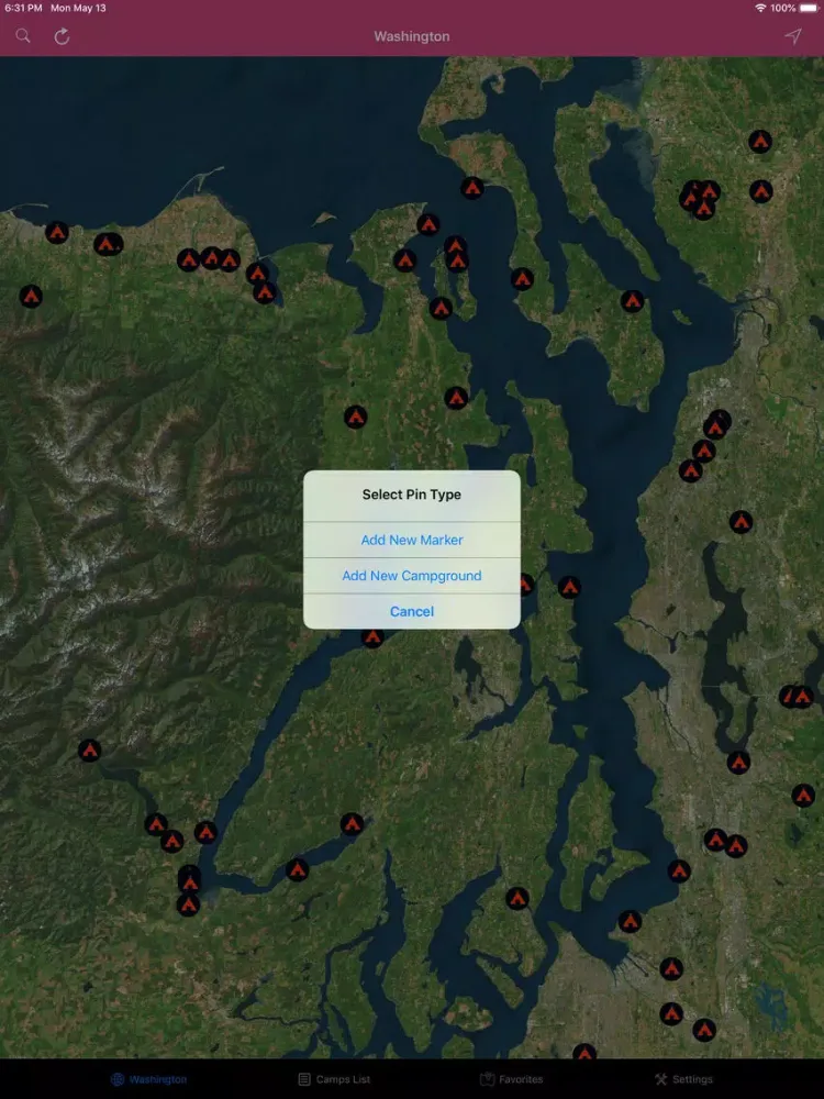 Washington – Campgrounds, RV's iPad  سکرین شاٹس