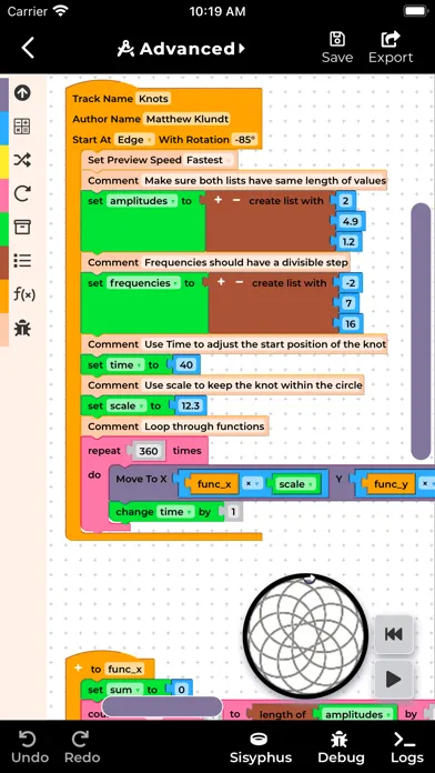 Sisyphus Code Screenshots