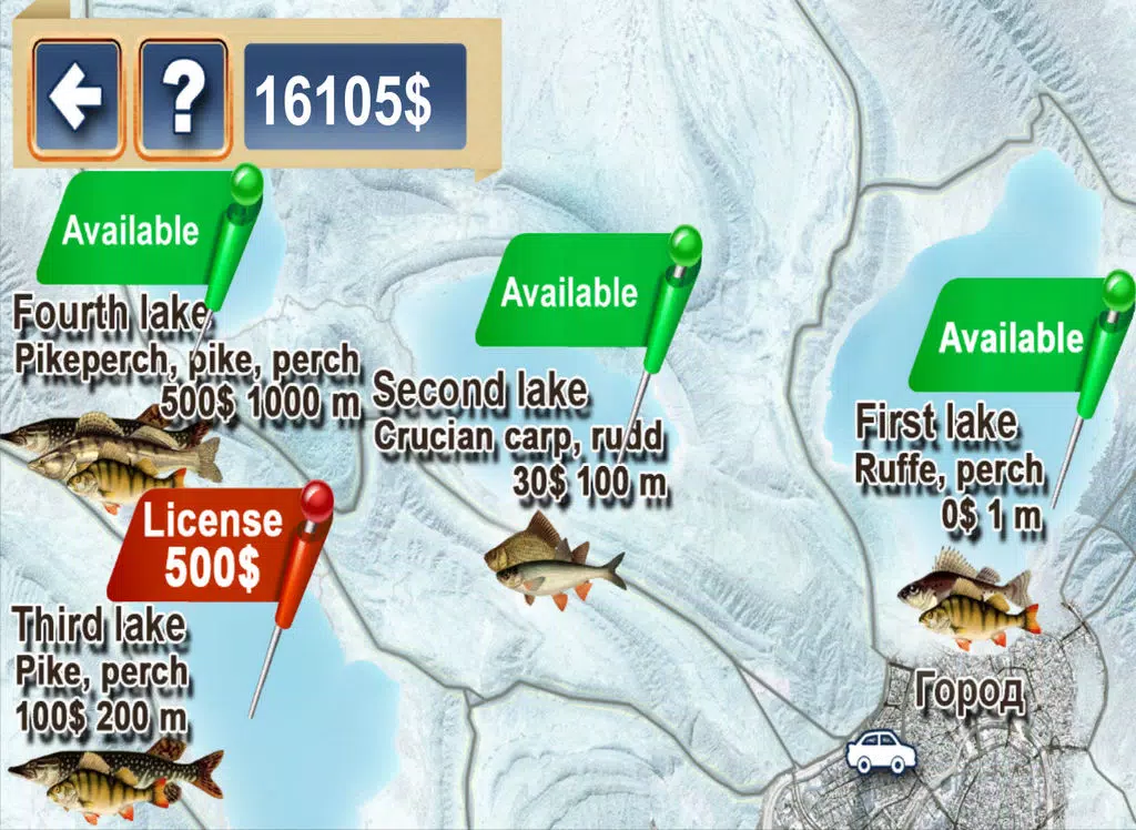 Winter Fishing 3D - II iPad  スクリーンショット