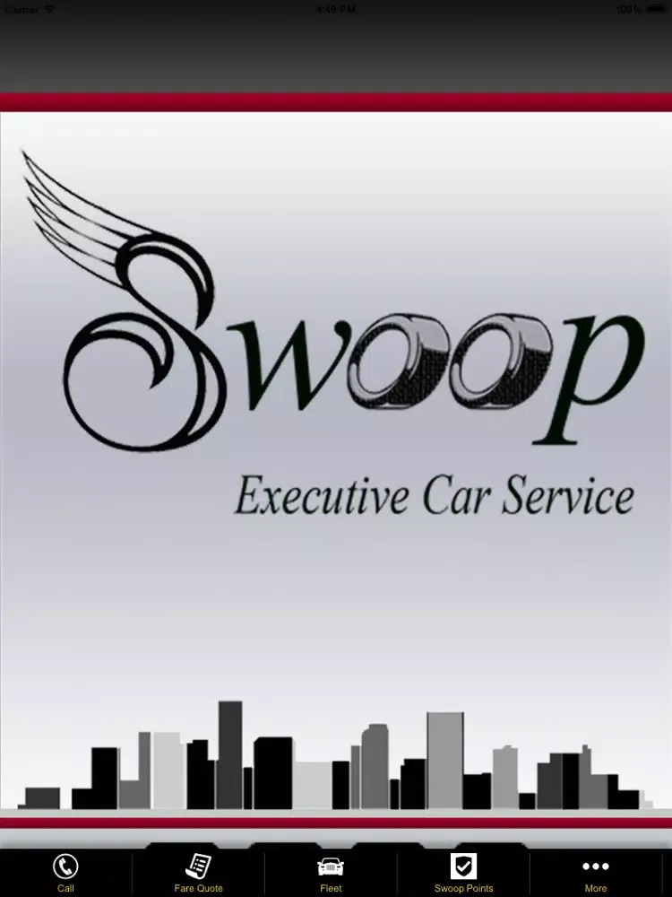 Ảnh chụp màn hình của Swoop Executive Car Service iPad 