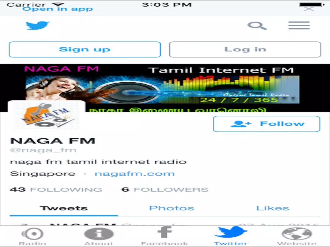 Zrzuty ekranu Naga FM iPad 