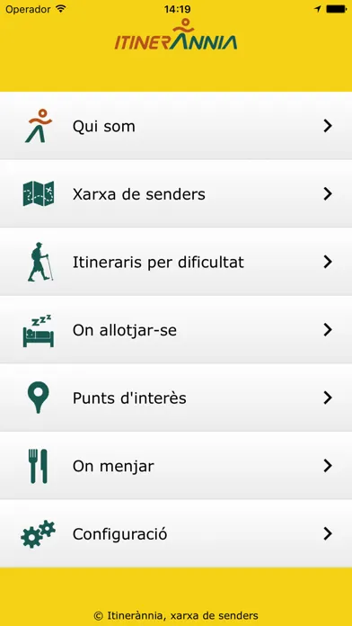 Itinerànnia سکرین شاٹس