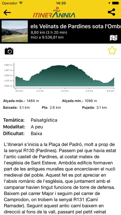 Itinerànnia سکرین شاٹس