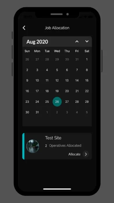 Tangkapan layar SiteMaster Digital