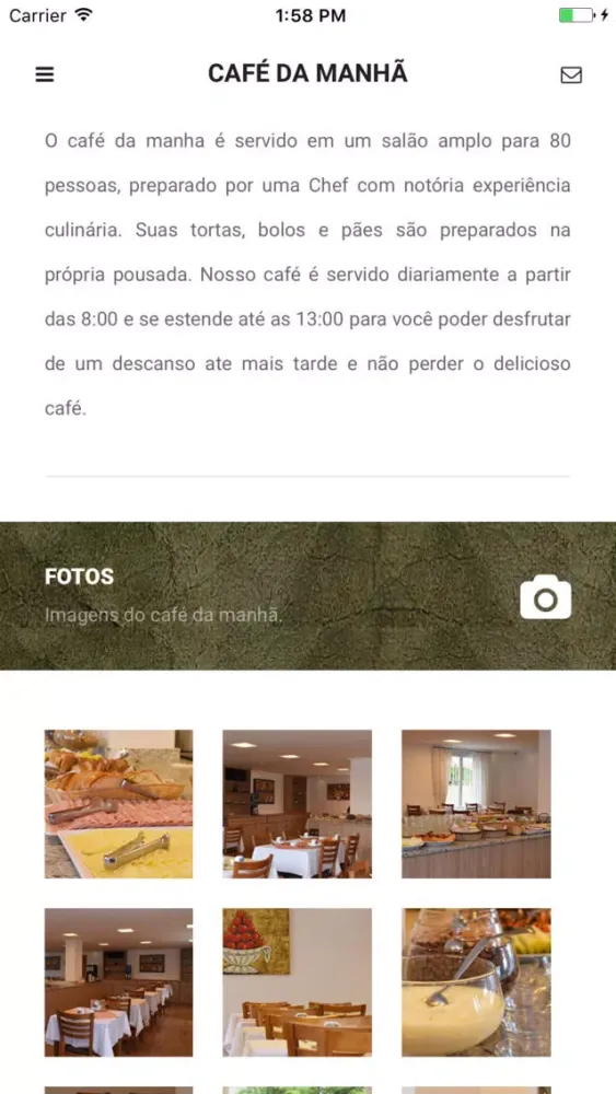 Capturas de tela do Pousada Moderna