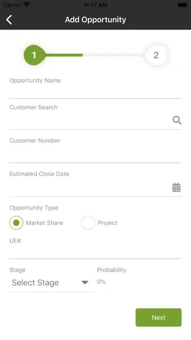 Siteone CRM Screenshots