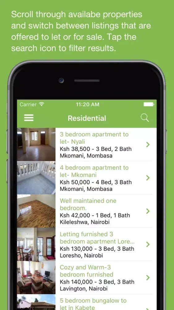 Ảnh chụp màn hình của Anza: Find Property in Kenya