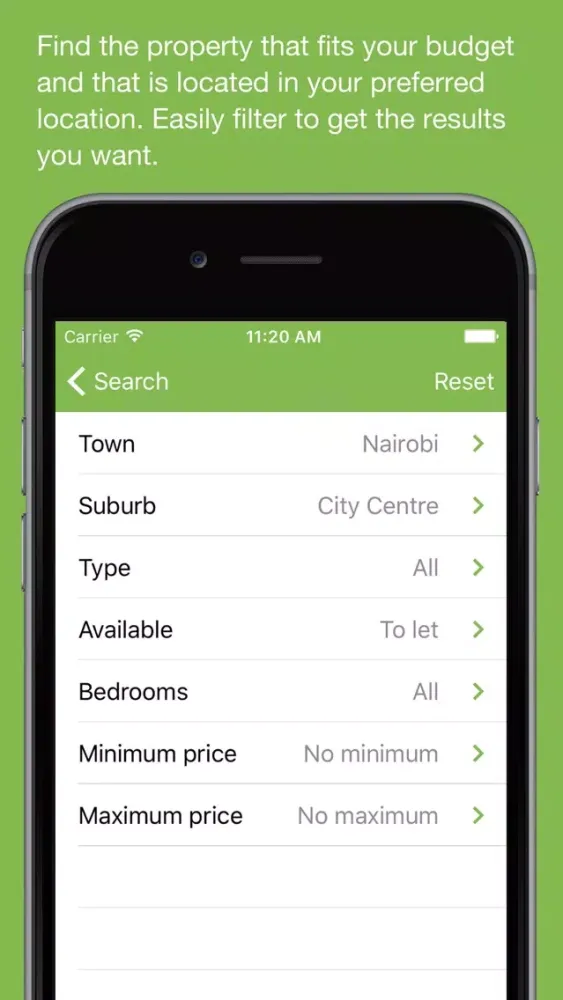 Ảnh chụp màn hình của Anza: Find Property in Kenya