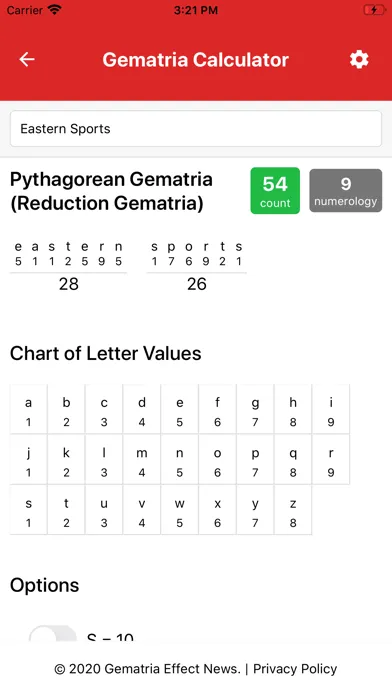 تصاویر GEN Gematria Calculator