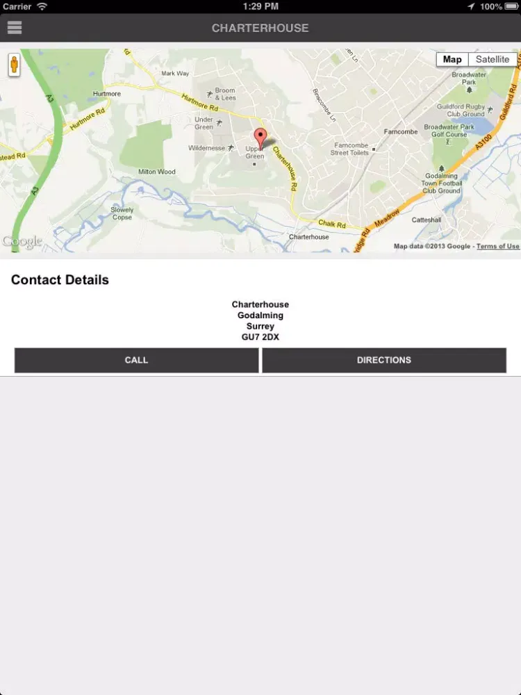Charterhouse School iPad  Screenshots