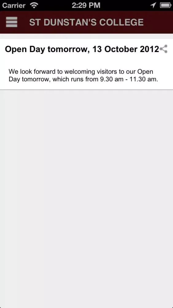 Capturas de tela do St Dunstan's