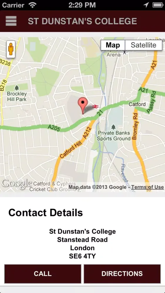 Capturas de tela do St Dunstan's