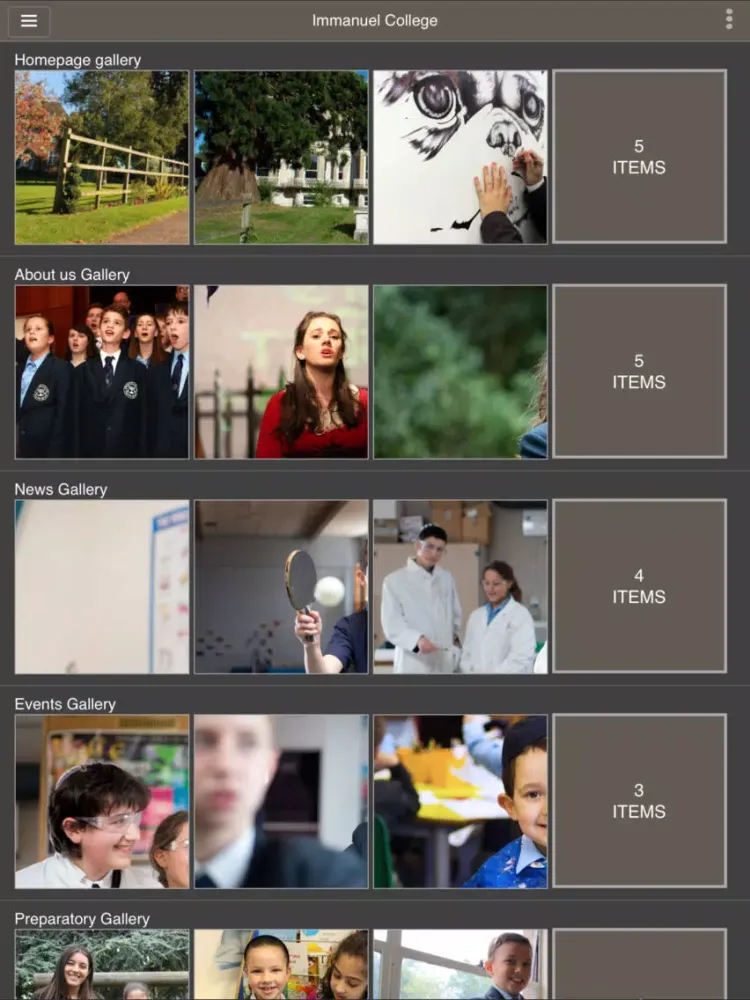 Immanuel College iPad  سکرین شاٹس