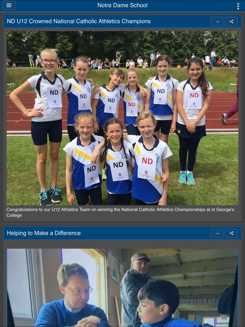Notre Dame Cobham iPad 应用截图