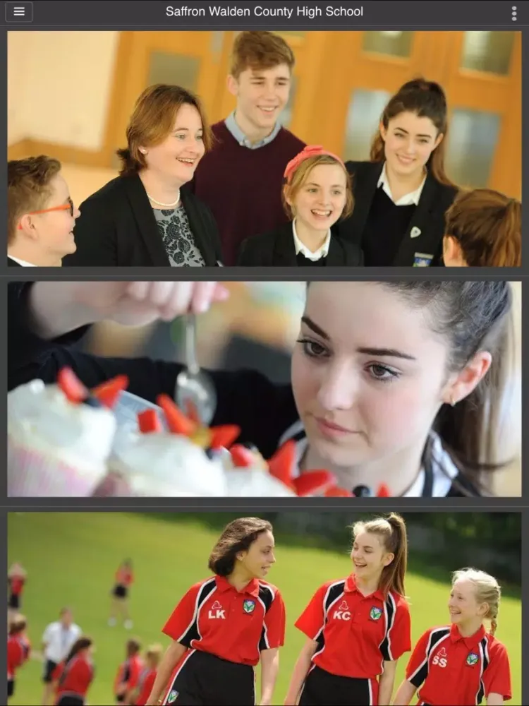 Capturas de tela do Saffron Walden County High School iPad 
