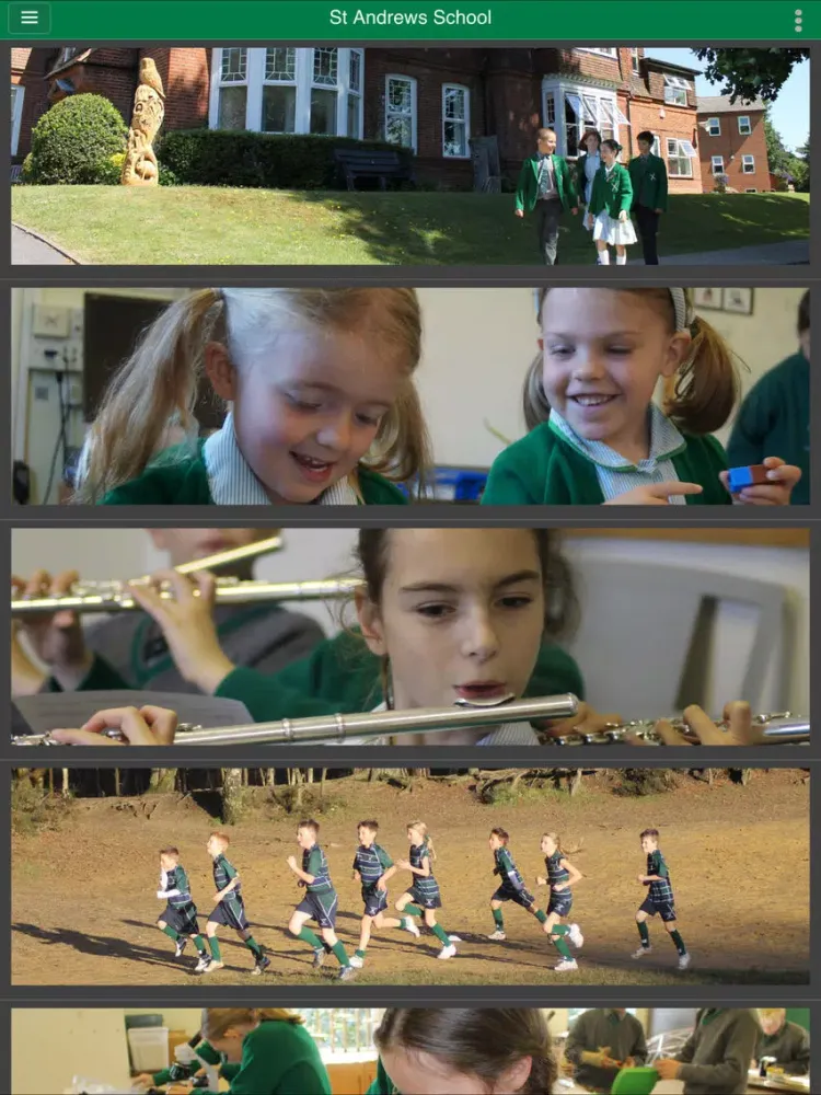 Capturas de tela do St Andrews iPad 