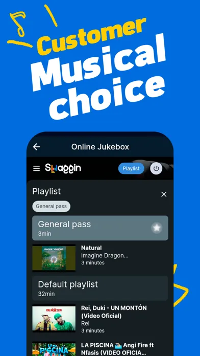 Ảnh chụp màn hình của Swaggin: Digital Jukebox App