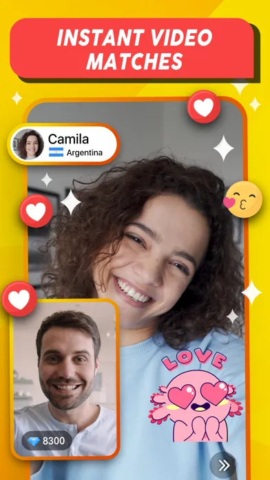 Screenshot di Sito Live - Random video chat