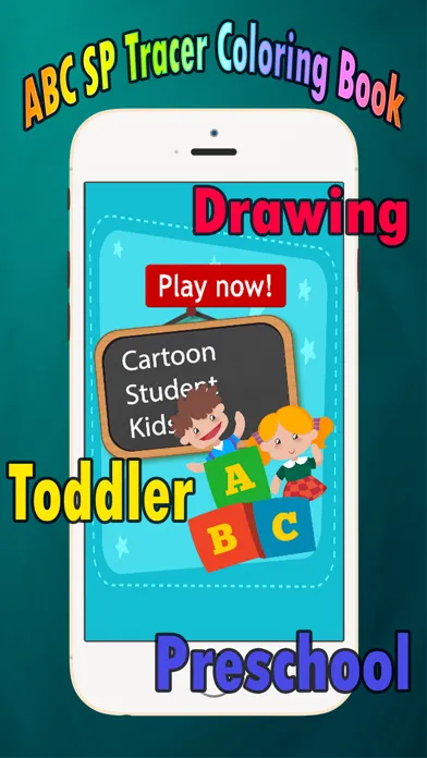 ABC Coloring Book: learn spanish coloring pages preschool games free for kids and toddler any age Ekran Görüntüleri
