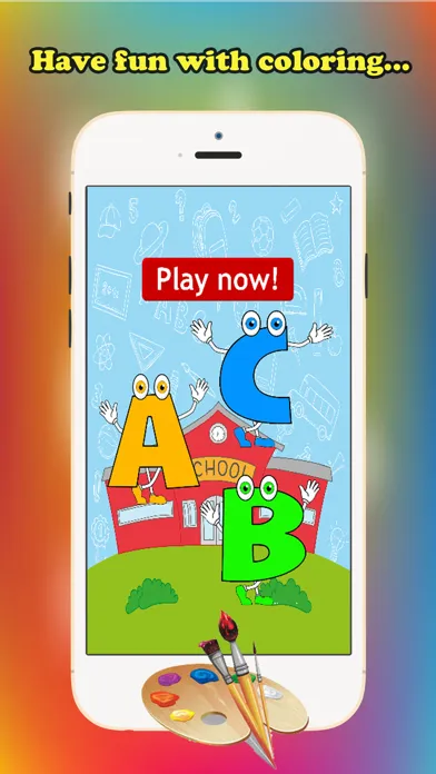 ABC Coloring Book for children age 1-10 (Alphabet Upper): Drawing & Coloring page games free for learning skill Screenshots