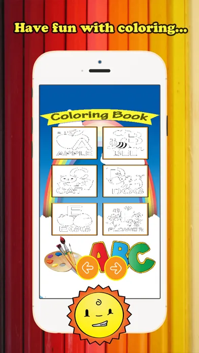 ABC Coloring Book for children age 1-10 (Alphabet Upper): Drawing & Coloring page games free for learning skill Screenshots