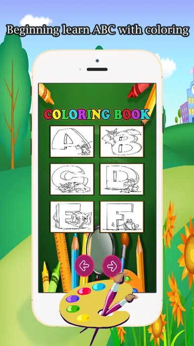 Drawing & paint ABC Coloring Book for kid age 1-10应用截图