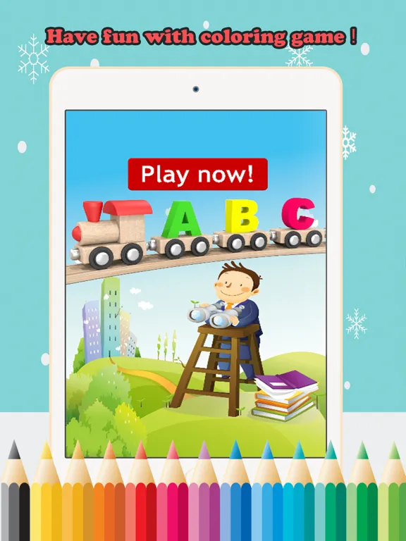 صور Coloring Book ABCs pictures: Finger drawing games iPad 