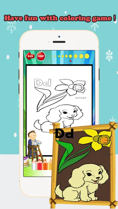 صور Coloring Book ABCs pictures: Finger drawing games