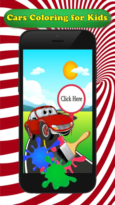 Cars Cartoon Coloring Book - Free Games For Kids Screenshots