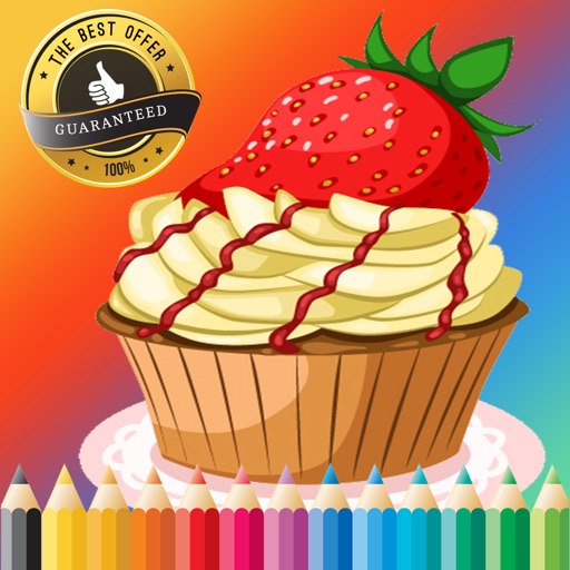 Bakery Cupcake Coloring Book Free Games for children age 1-10: Support your child's learning with drawing ideas, fun activities