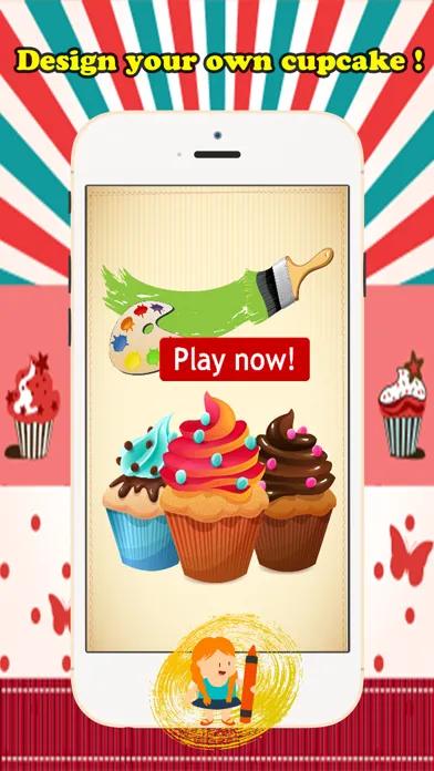 Bakery Cupcake Coloring Book Free Games for children age 1-10: Support your child's learning with drawing ideas, fun activities Screenshots