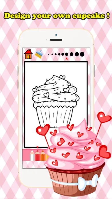 Bakery Cupcake Coloring Book Free Games for children age 1-10: Support your child's learning with drawing ideas, fun activities Screenshots
