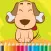 Dog Coloring Book For Kids: Drawing & Coloring page games free for learning skill