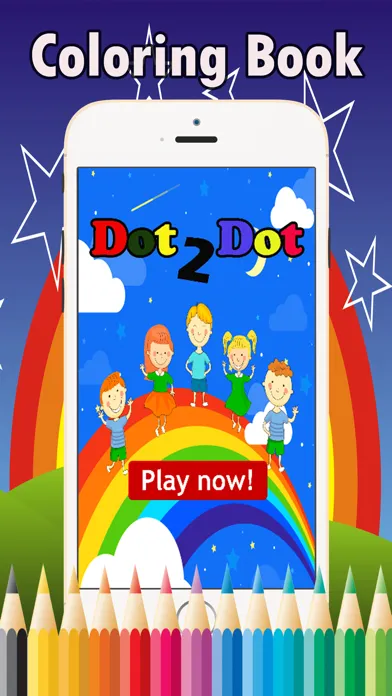 Dot to Dot Coloring Book: complete coloring pages by connect dot games free for toddlers and kids স্ক্রিনশট
