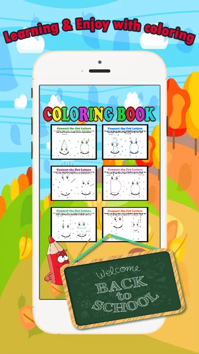 ABC Coloring Book Dot To Dot For Kids And Toddlers سکرین شاٹس